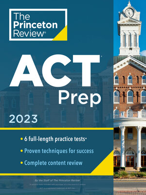 cover image of Princeton Review ACT Prep, 2023